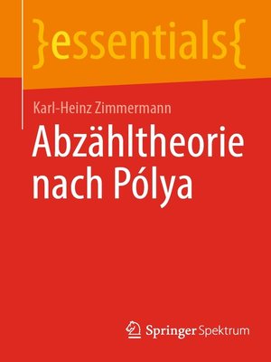 cover image of Abzähltheorie nach Pólya